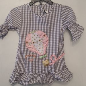 Rare Editions quarter length hot air Ballon shirt